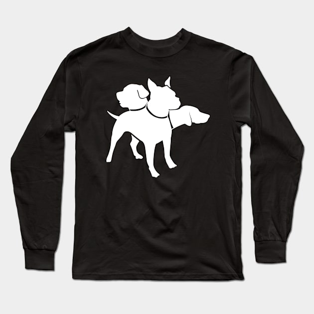 3 Barks Logo Long Sleeve T-Shirt by TheBlueApe